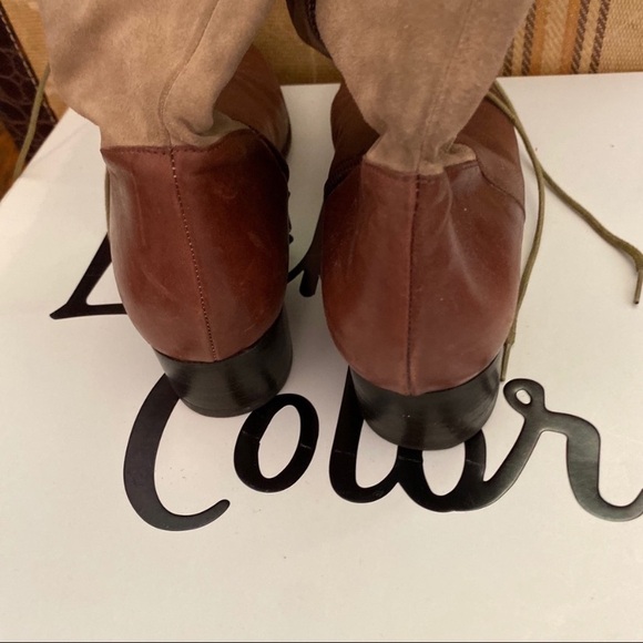 Tashkent By Cheyenne OTK Lace up Knit Boots - Picture 10 of 10